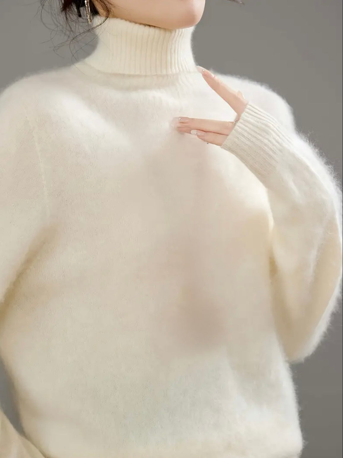 Cashmere Blend Turtleneck