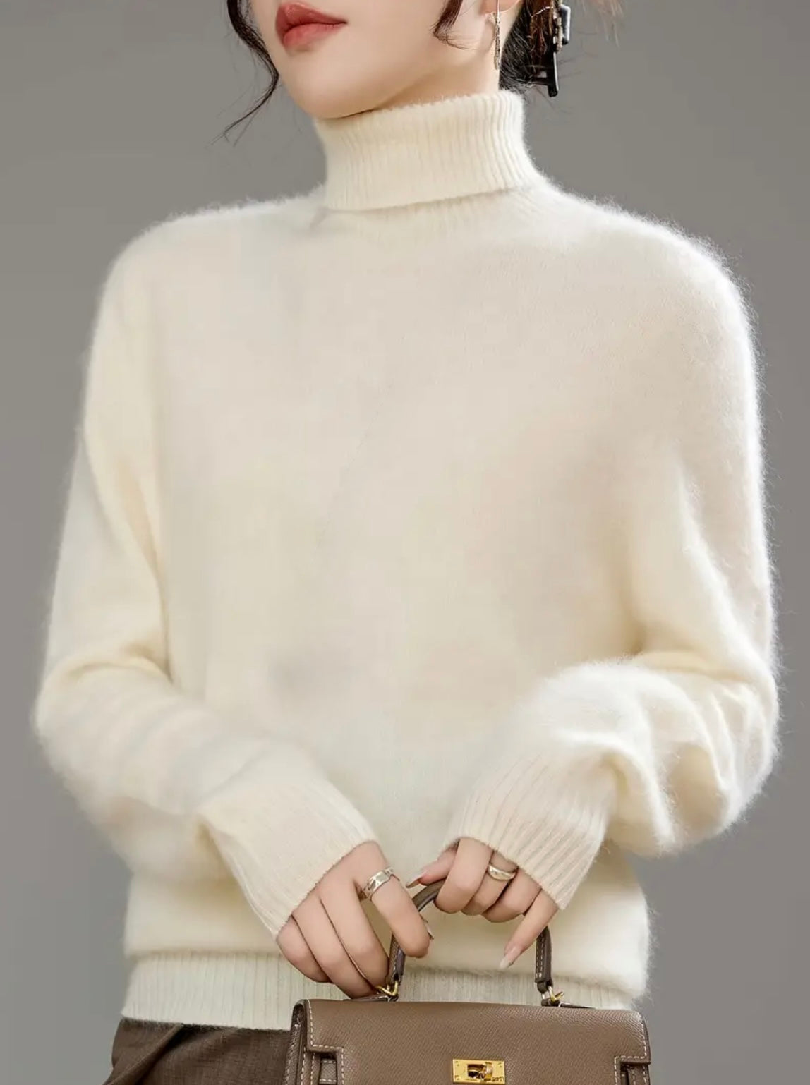 Cashmere Blend Turtleneck