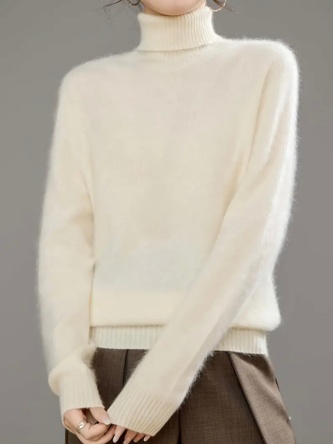 Cashmere Blend Turtleneck