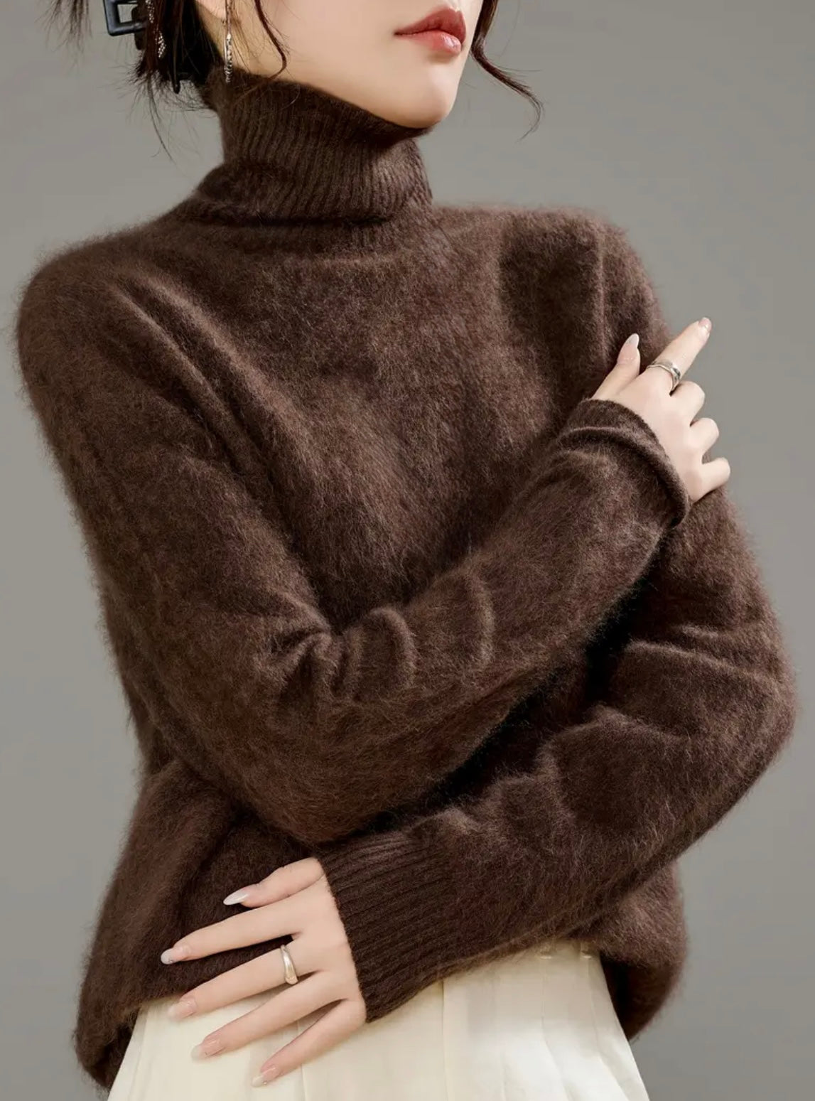 Cashmere Blend Turtleneck