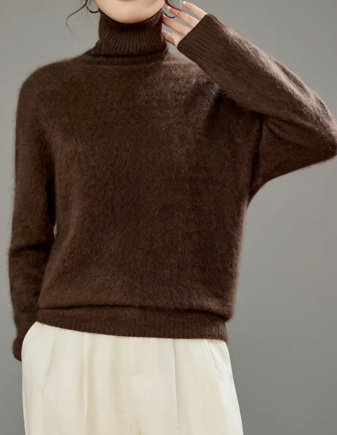 Cashmere Blend Turtleneck