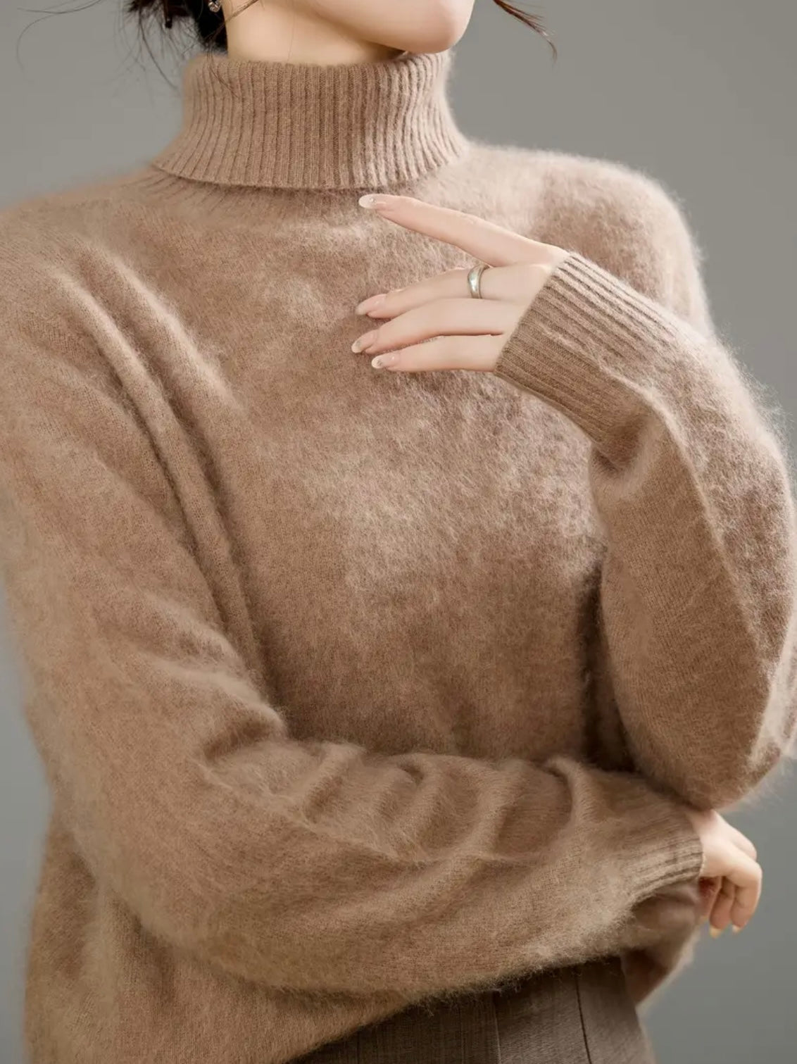 Cashmere Blend Turtleneck