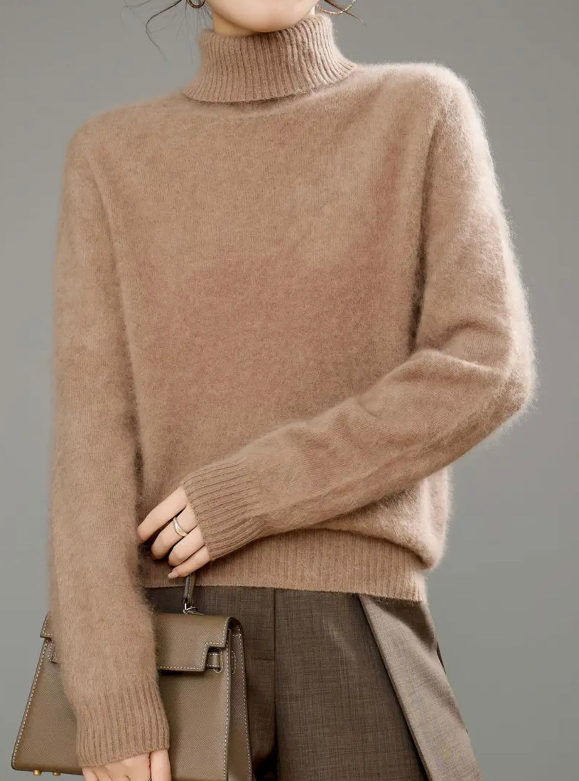 Cashmere Blend Turtleneck