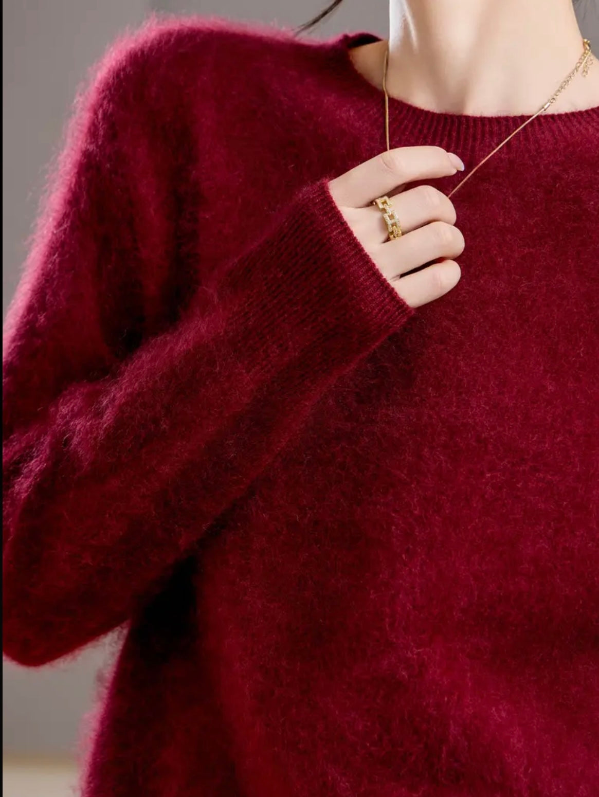 Cashmere Blend Crew-neck