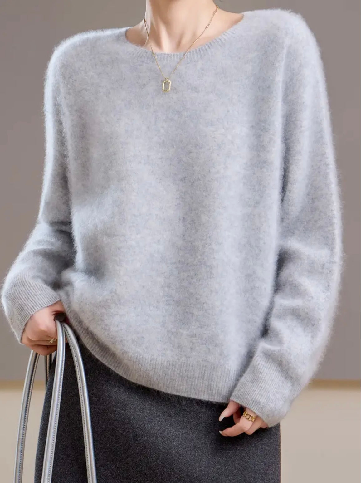 Cashmere Blend Crew-neck