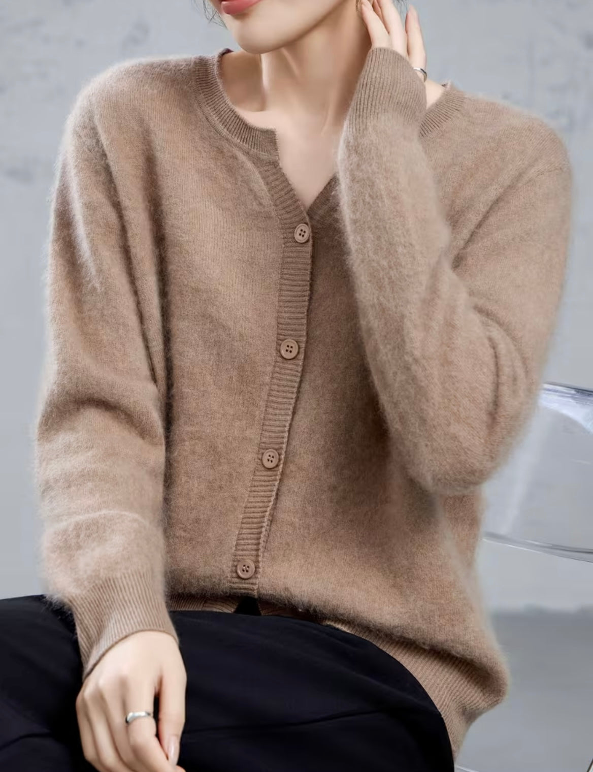 Cashmere Blend Cardigan