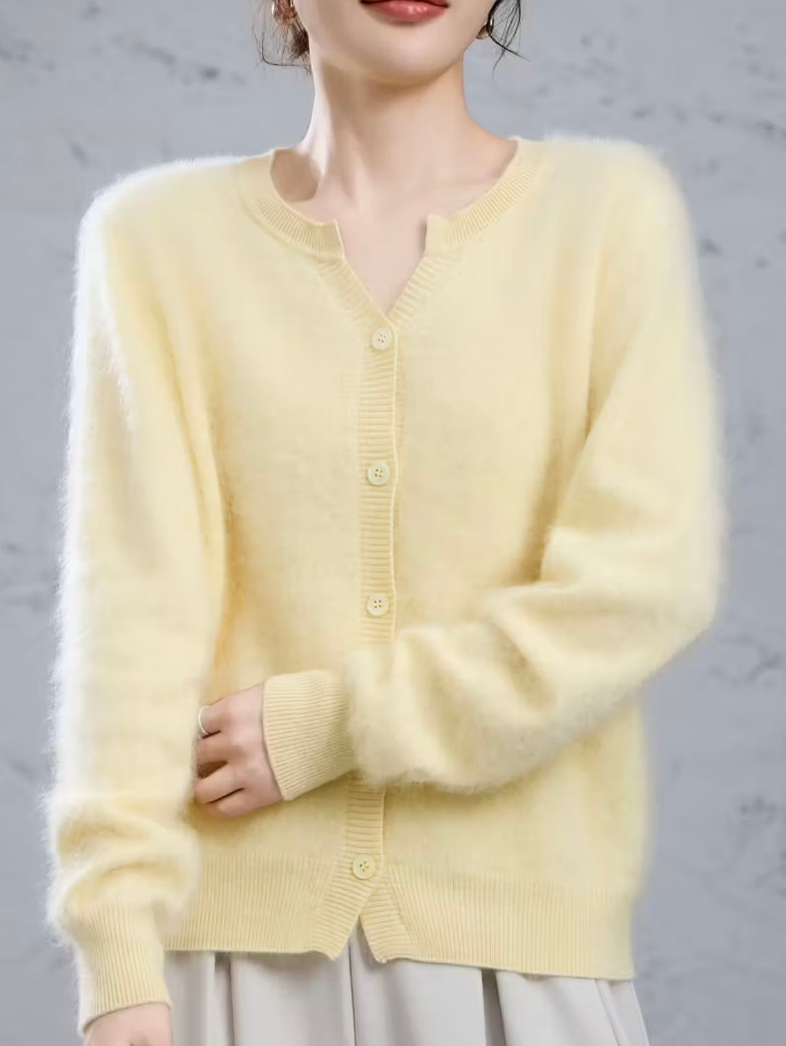 Cashmere Blend Cardigan