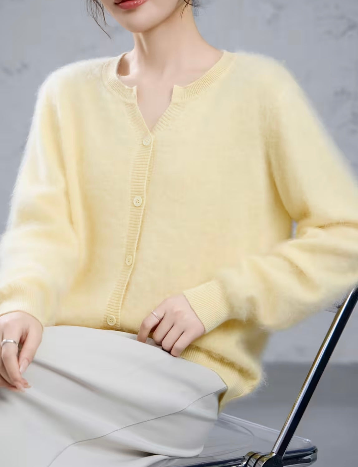 Cashmere Blend Cardigan