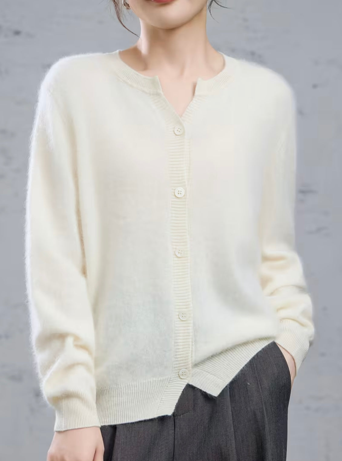 Cashmere Blend Cardigan