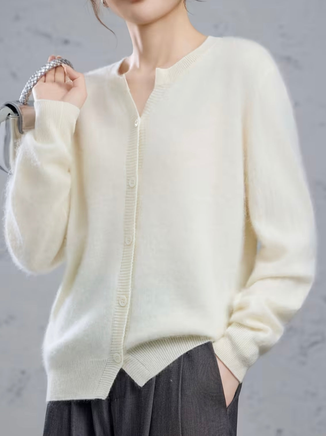 Cashmere Blend Cardigan