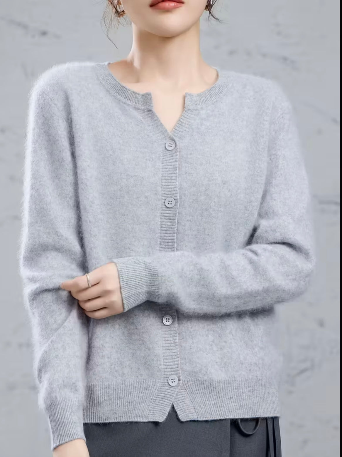 Cashmere Blend Cardigan