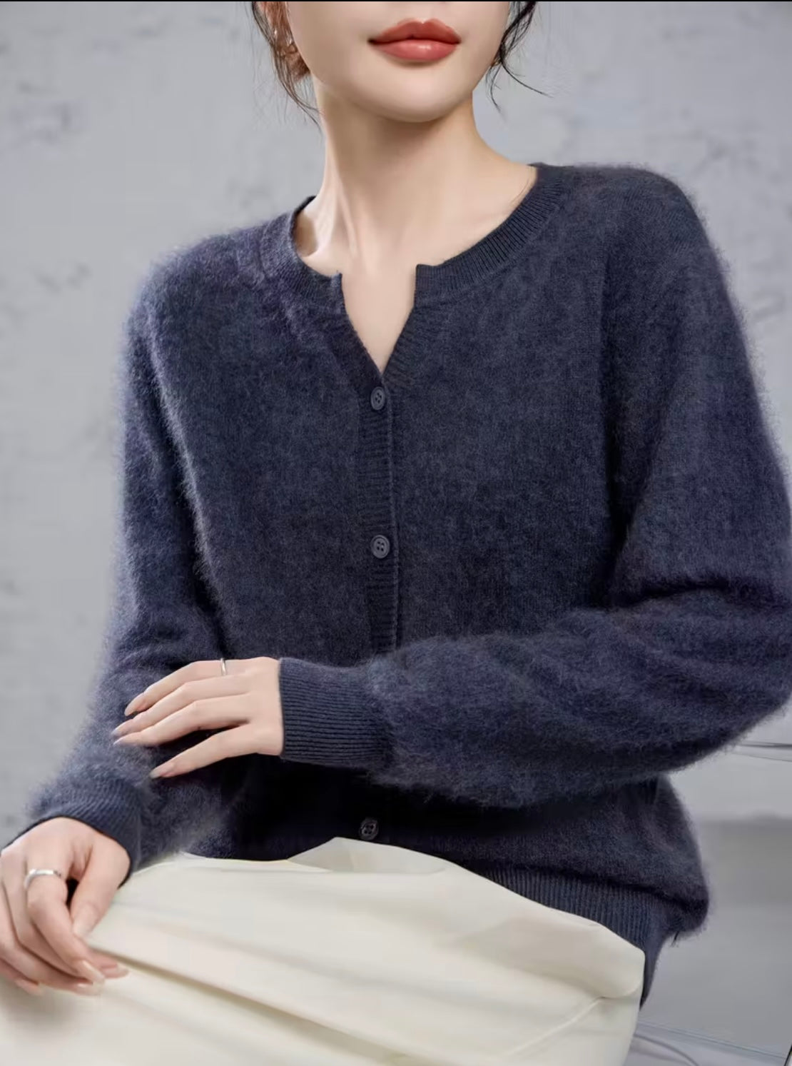 Cashmere Blend Cardigan
