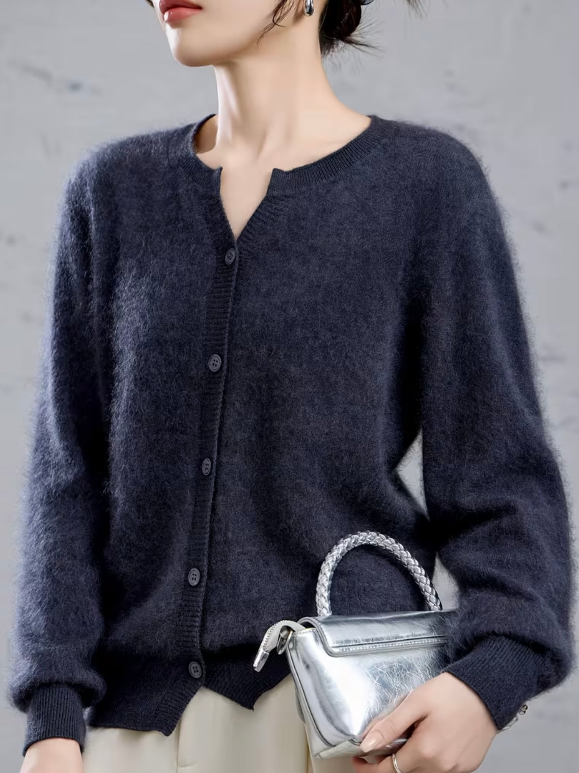 Cashmere Blend Cardigan