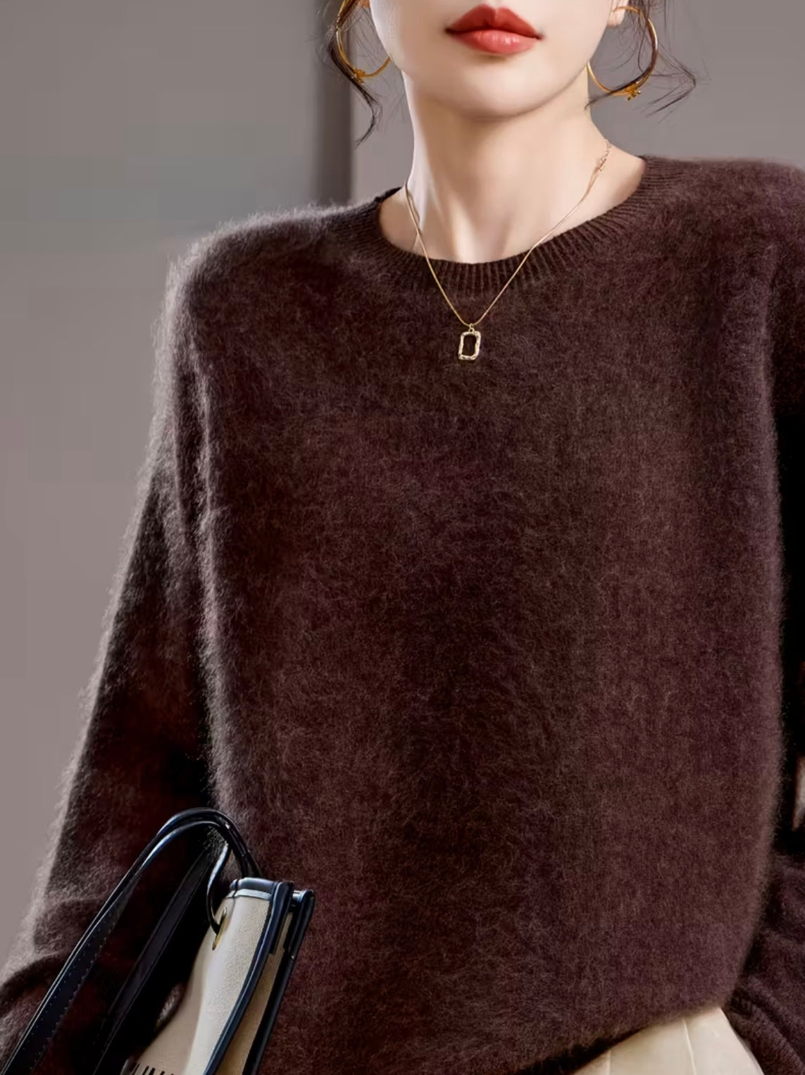 Cashmere Blend Crew-neck