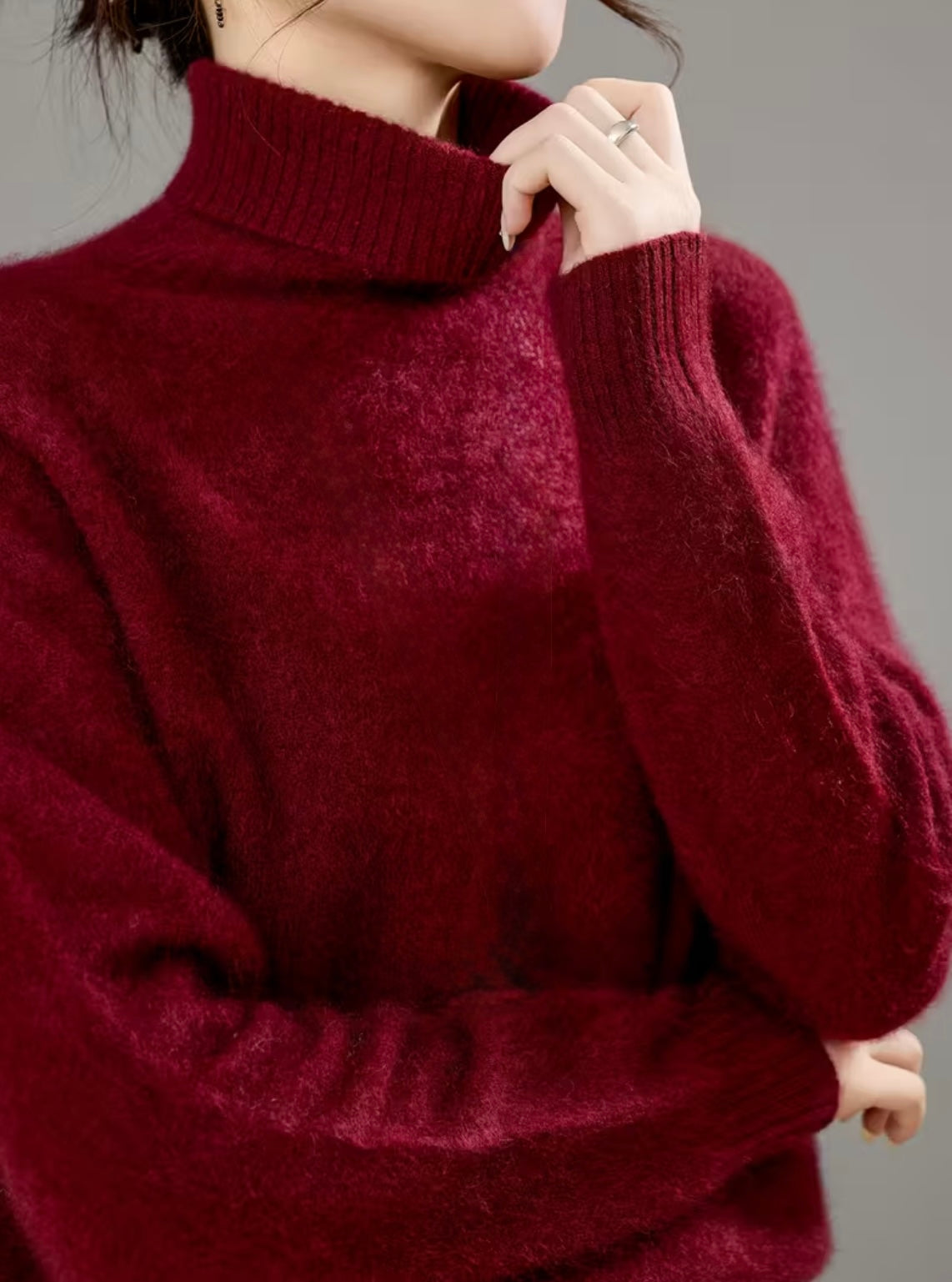 Cashmere Blend Turtleneck