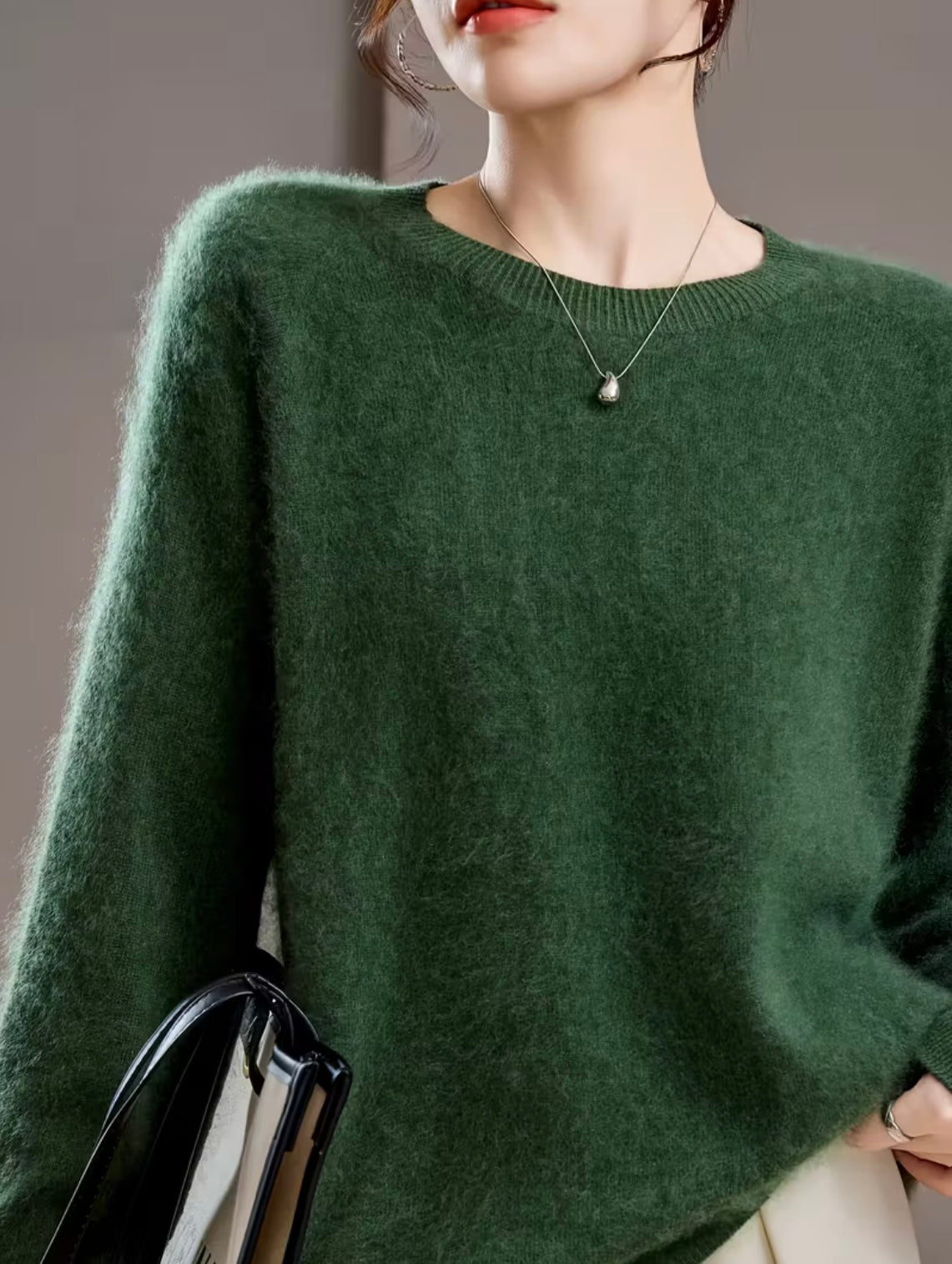 Cashmere Blend Crew-neck