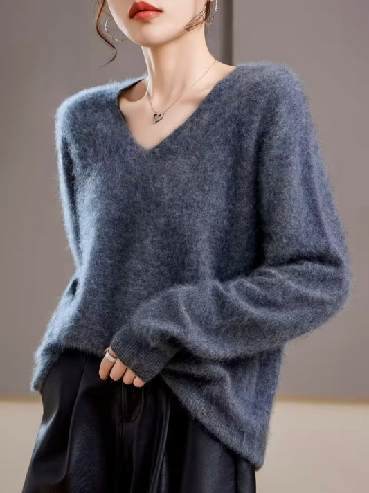 Cashmere Blend V-neck