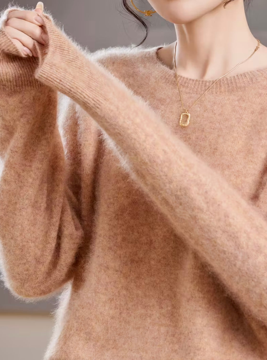 Cashmere Blend Crew-neck