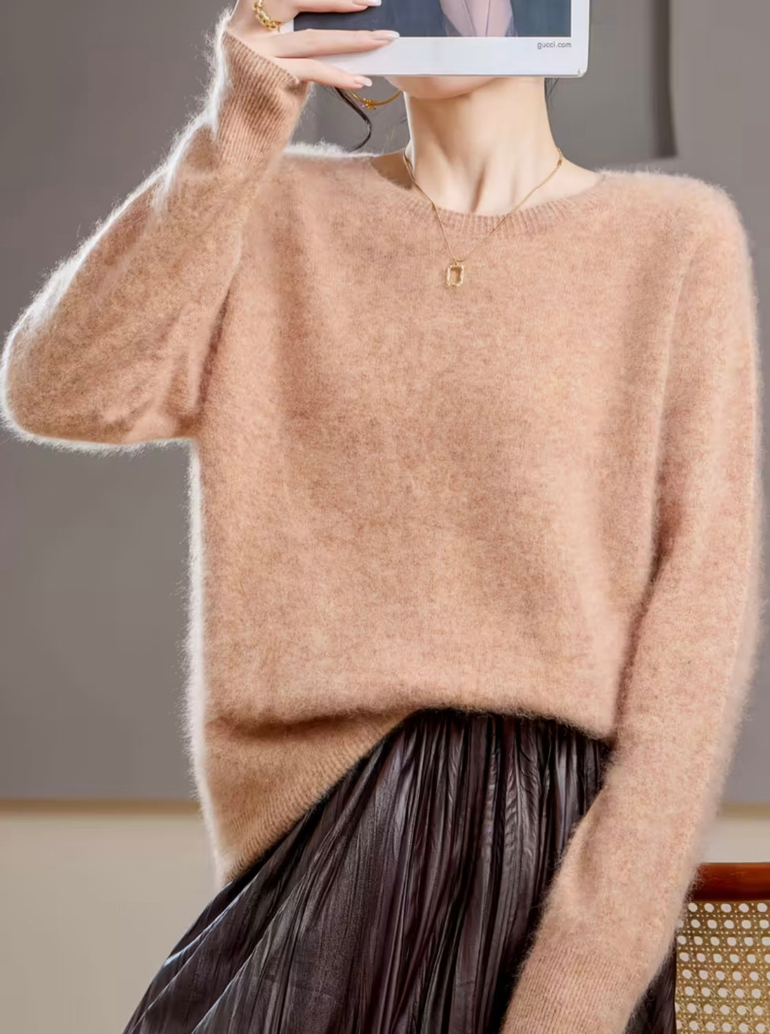 Cashmere Blend Crew-neck